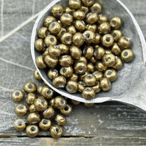 Baroque Pearls Brass Seed Beads 6/0 Seed Beads Spacer Beads Miyuki Beads Pearl Seed Beads 4 Tube 7.6 grams 1949 image 3