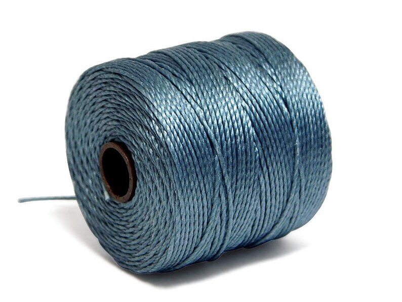 S-Lon Super-Lon Cord Navy Blue Size #18 Twisted Nylon 77 Yard Spool