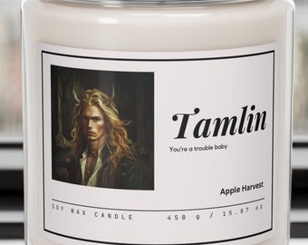 Tamlin Candle,Personalized Acotar fan gift, Acotar Candle,  A Court of Thorns and Roses, Velaris Candle, Bookish Candle, ACOMAF