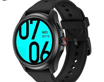 Pro five Men's Wear OS smartwatch with Snapdragon and battery life, fitness tracker, waterproof GPS and compass Compatible with Android