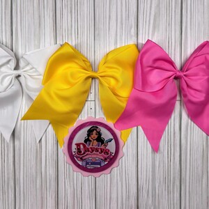 Custom grad cap bow Criminal Justice Custom grad cap bow Graduation cap bow Bow grad topper grad cap decor custom bow