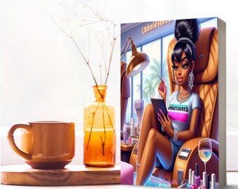 Black Girl Magic Notebook: Unbothered Collection | Writing Notebook Journal Diary | 6x9 Inches | 200 Colored Lined Pages