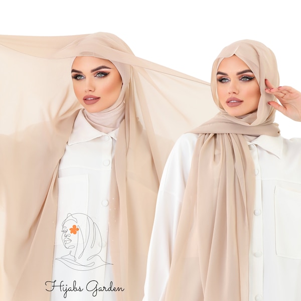 Buy 2 Get 1 FREE!, Instant Chiffon Hijab, Ready to wear wrap, head wrap, Practical Chiffon Hijab, Instant summer Scarf, zweiteiler hijab,