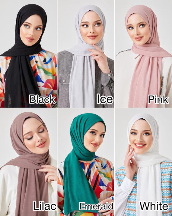 2 Head wrap get 1 free Buy 2 Get 1 FREE!, Instant Chiffon Hijab, Ready to Wear Wrap  main image 3