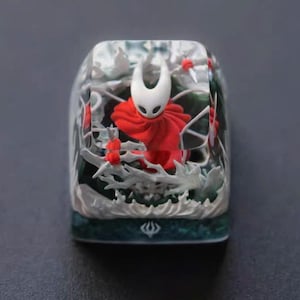 Hornet Hollow Knight Artisan Keycap For Mechanical Keyboards - Silksong Resin Keycap For Cherry MX Switches - Gamer Gift Idea - Silksong Fan
