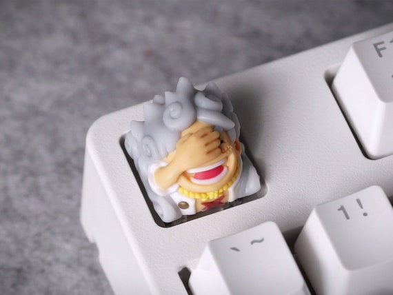 LIMITED SALE 50% Ge-ar 5 Keycap, Artisan Keycap, Anime Keycap for MX Cherry Mechanical Keyboard, Gift for Him, valentine gift