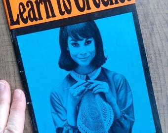 Learn to Crochet: Vintage Craft Booklet / Pattern Collection, 60s, 1960s, Coats 1065