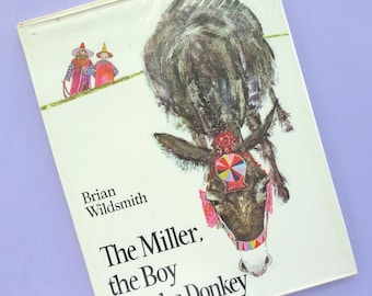 Vintage Children's Book: The Miller, The Boy and the Donkey - Brian Wildsmith First Edition