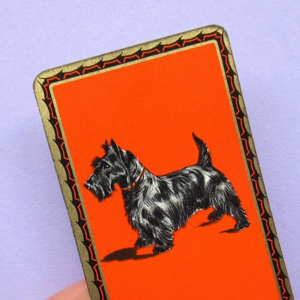 3 Decks of Vintage Playing Cards, Scottish Terrier design,  Scottie Dogs, 3 packs of 52 cards in a box (no jokers), Samba playing cards