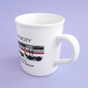 Vintage Mug: INTERCITY Bristol Traction Group, rare & retro British train mug, trainspotter gift idea image 5
