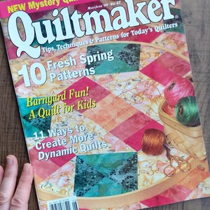 Quiltmaker Magazine, Issue 67, 1999, Vintage 90s Quilting & Patchwork Patterns