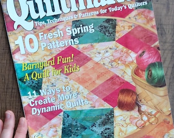 Quiltmaker Magazine, Issue 67, 1999, Vintage 90s Quilting & Patchwork Patterns