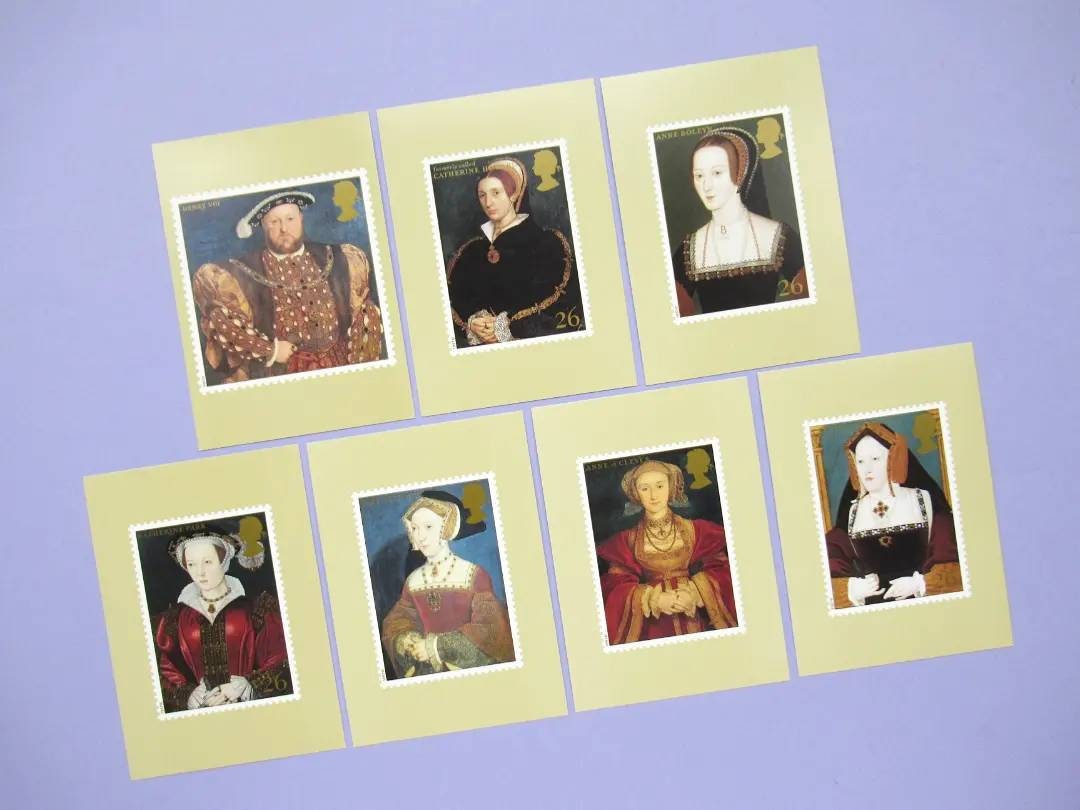 De Tudors Henry VIII Elizabeth I Kartonnen Uitsparing Set van 2