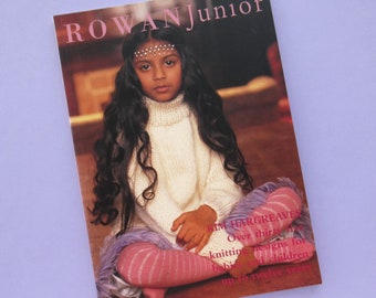 Rowan Junior, Rowan Yarns knitting pattern book, over 35 designs for babies and children up to 12 years, by Kim Hargreaves, 2002