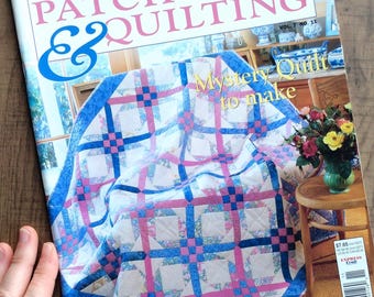 Vintage Craft Magazine: Australian Patchwork & Quilting, Vol 7 No 11, Pattern Sheet Included