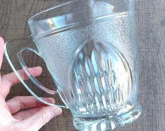 Vintage Ravenhead Glass Pitcher: Mid-Century Nordic Tableware