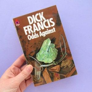 5 Dick Francis thrillers, vintage Pan paperbacks, paperback book bundle, 70s, 80s, fiction, Odds Against, Risk, Nerve, Trial Run, Reflex image 5