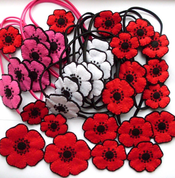 felt flower templates for headbands
