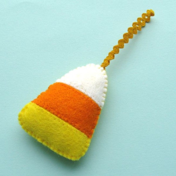 Felt Candy Corn Ornament B