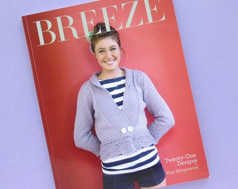 Breeze, 21 Designs by Kim Hargreaves, knitting pattern book, patterns for women's clothing & accessories, pattern collection, spring, summer