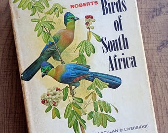 Roberts Birds of South Africa, 4th Edition, 1978, colour plates, vintage nature book