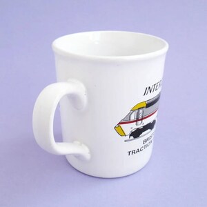 Vintage Mug: INTERCITY Bristol Traction Group, rare & retro British train mug, trainspotter gift idea image 3