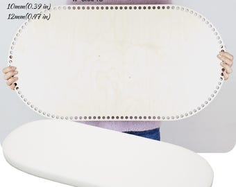 Bases de cuna de madera para tejer a ganchillo con agujeros de 8, 10 y 12 mm. Base de madera para cesta de cuna. Bases para moisés. Varios tamaños. Calidad superior.