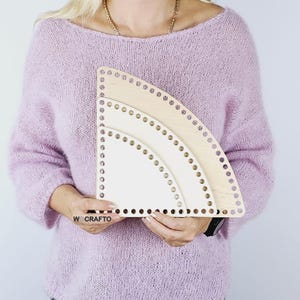 Corner Shape Wooden bases for crochet baskets. Various sizes. TOP Quality