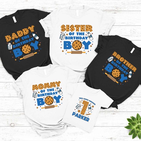 Cookies and Milk Birthday, Monster Cookie Birthday Matching Shirt, Family Matching Shirt, Birthday Matching Shirt