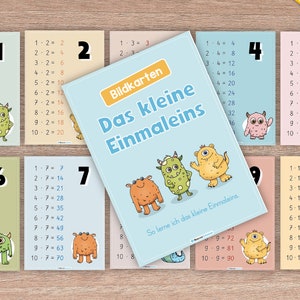 Picture cards - The little times 1x1