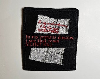 Mary&#39;s Letter - Silent Hill - Embroidered Sew-On / DIY Patch