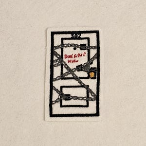 Don&#39;t Go Out!! Walter - Silent Hill - Embroidered Sew-On/DIY Patch