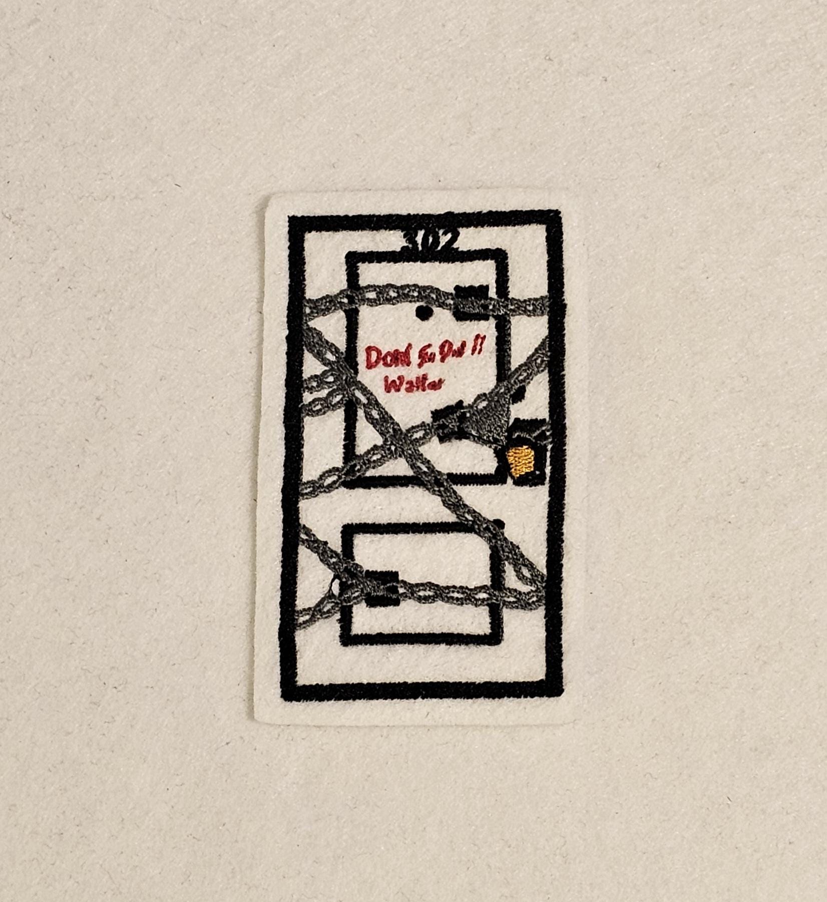 Don't Go Out!! Walter - Silent Hill - Embroidered Sew-On/DIY Patch