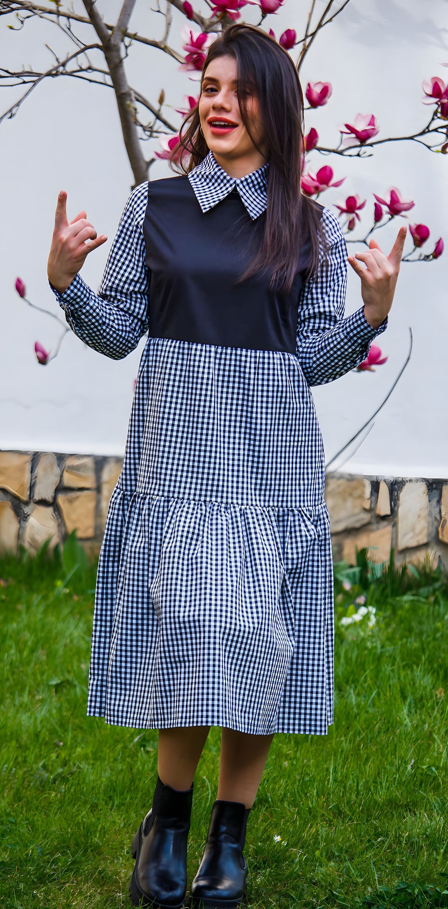 Women’s Summer Dress - Midi Long Sleeve main image 1