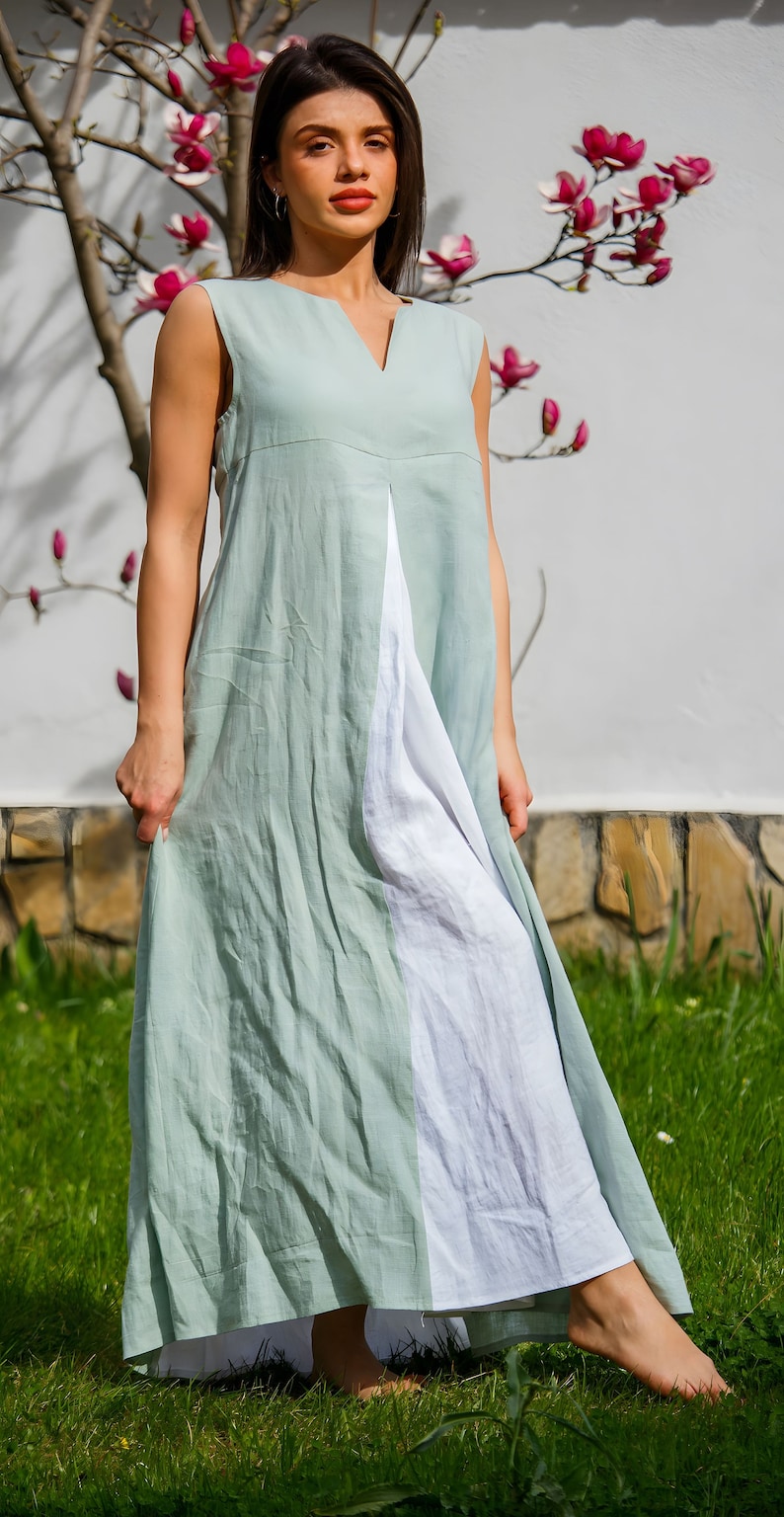 bag wedding dress Extra Long Color:Gold Yellow Full Length Dresses Smocked-back Soft Denim Dress