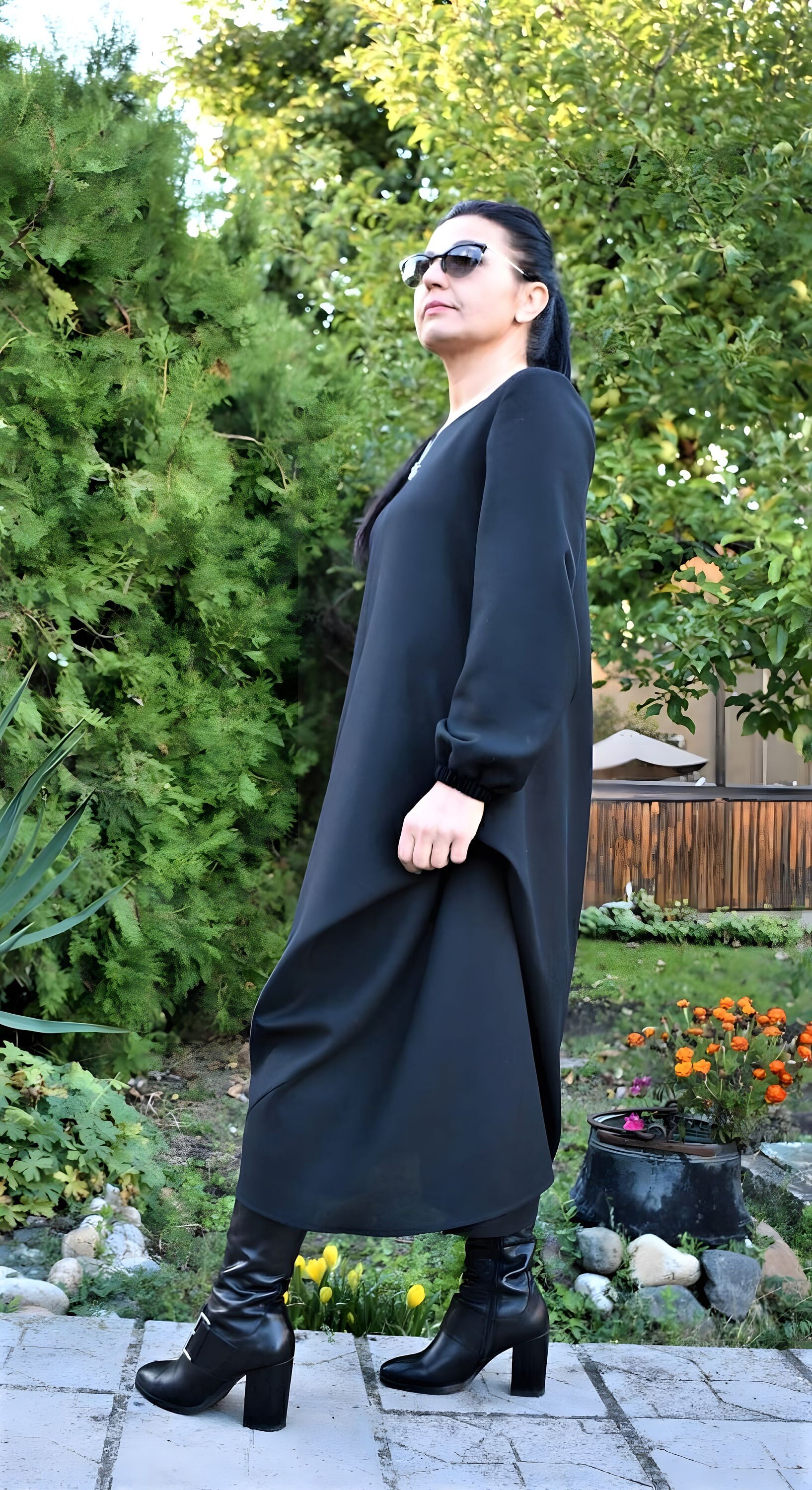 Asymmetrical Midi Dress main image 0