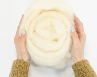 Core Wool for Needle Felting // 3 pounds // wool batting . wool batt