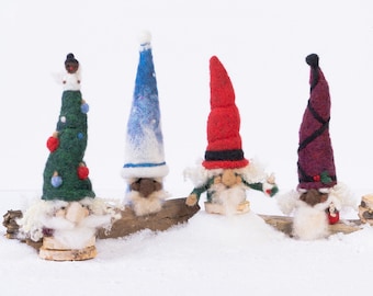 Gnome Felting Kit // with multiple skin tone options!