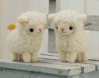 DIY Handmade Felt Wool Sheep Friends Japanese Kit Package - Etsy