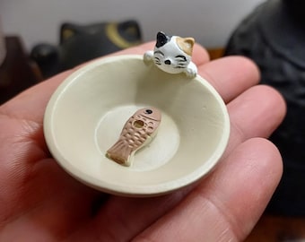 Incienso de gato kawaii: quemador de varillas de incienso de resina