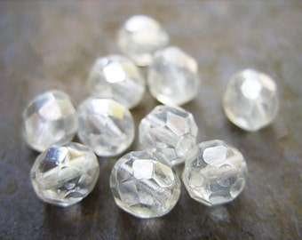 Crystal Luster Czech Crystal Beads - 8MM - B-4640