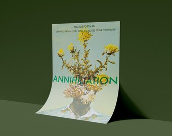 Plakat Annihilation, Pobieranie cyfrowe, alternatywny plakat filmowy, Plakat Natalie Portman, Plakat Alex Garland, Plakat do druku