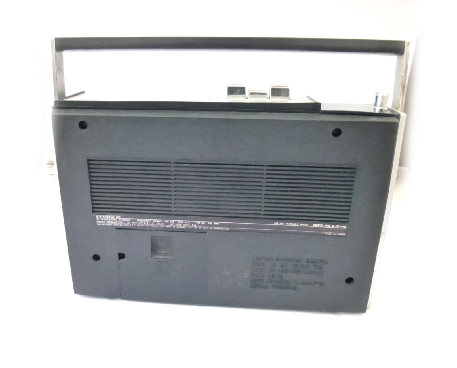 Kmart Solid State Portable Radio AM FM Radio Battery Electric Etsy