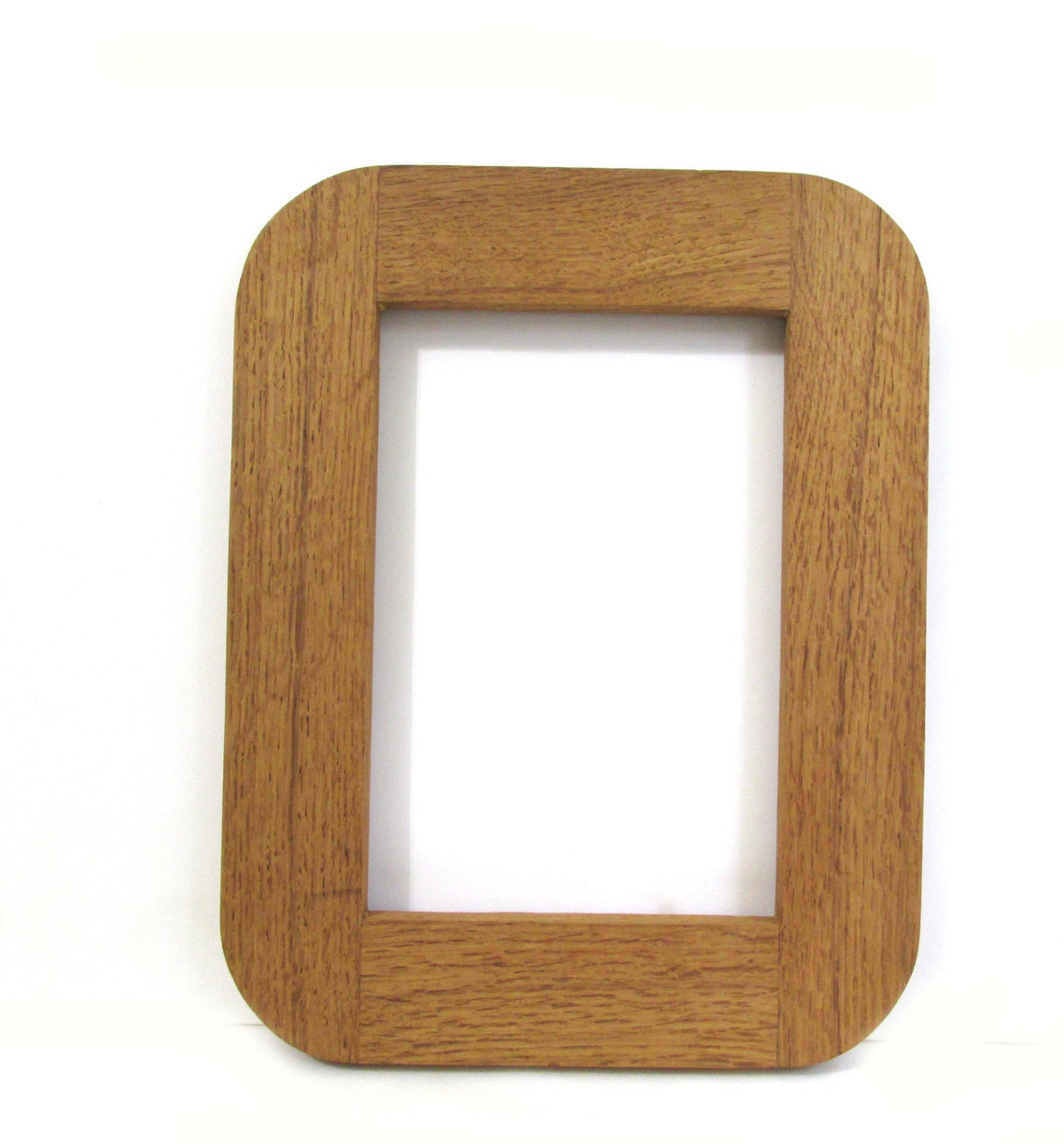 Solid Oak Picture Photo Rustic Frame Handcrafted Woodworking Etsy