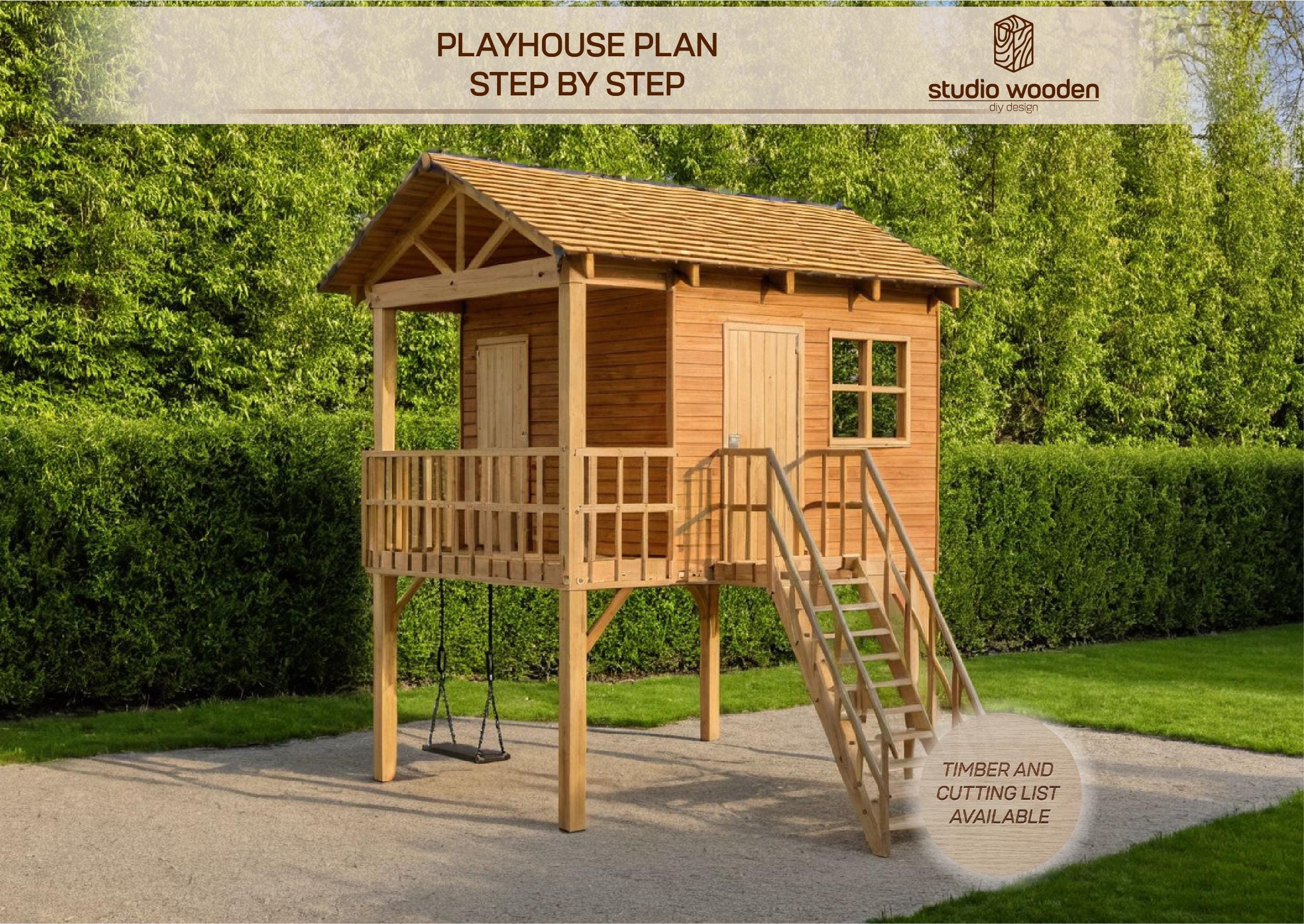 A Frame Playhouse On Stilts Plans Crooked Playhouse Plans