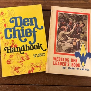 Vintage Den Leader Chief Boy Scouts of America book field guide
