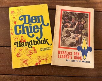 Vintage Den Leader Chief Boy Scouts of America book field guide