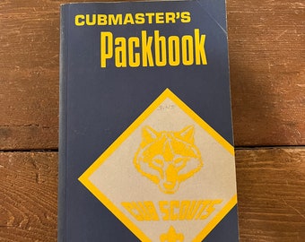 Vintage Cubmaster Pack Book Boy Scouts of America field guide