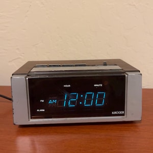 Kruger vintage digital alarm clock