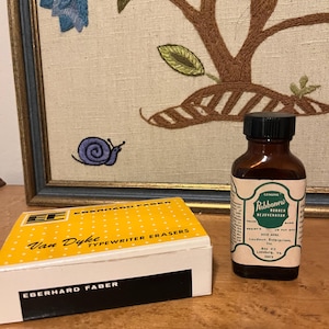 Ribbonew typewriter correction bottle and packaging